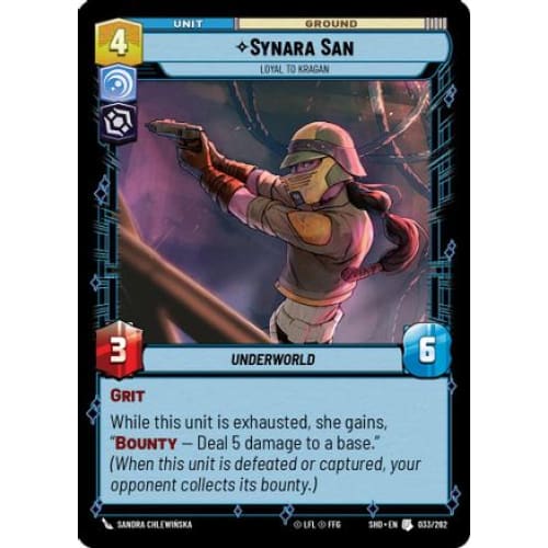 Synara San - Loyal to Kragan (033/262)  Foil
