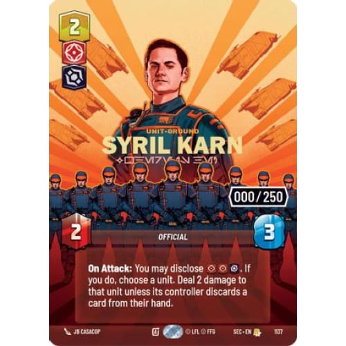 Syril Karn - Where Is He? (Serialized) (1137)  Foil