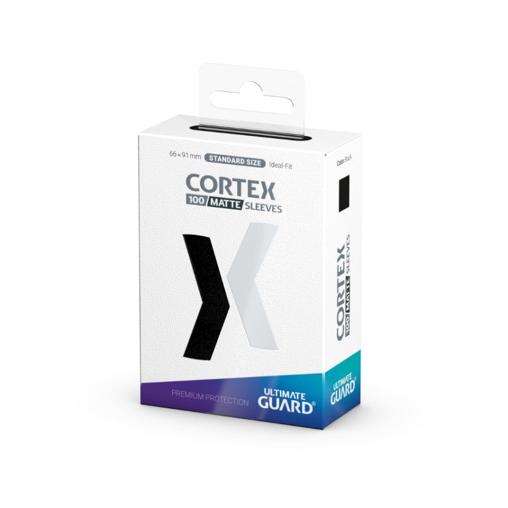 Ultimate Guard - Cortex Sleeves - Standard Size - 100ct Matte - Black