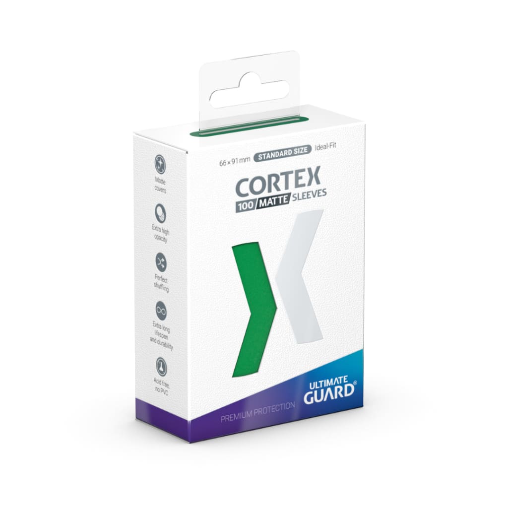 Ultimate Guard - Cortex Sleeves - Standard Size - 100ct Matte - Gree