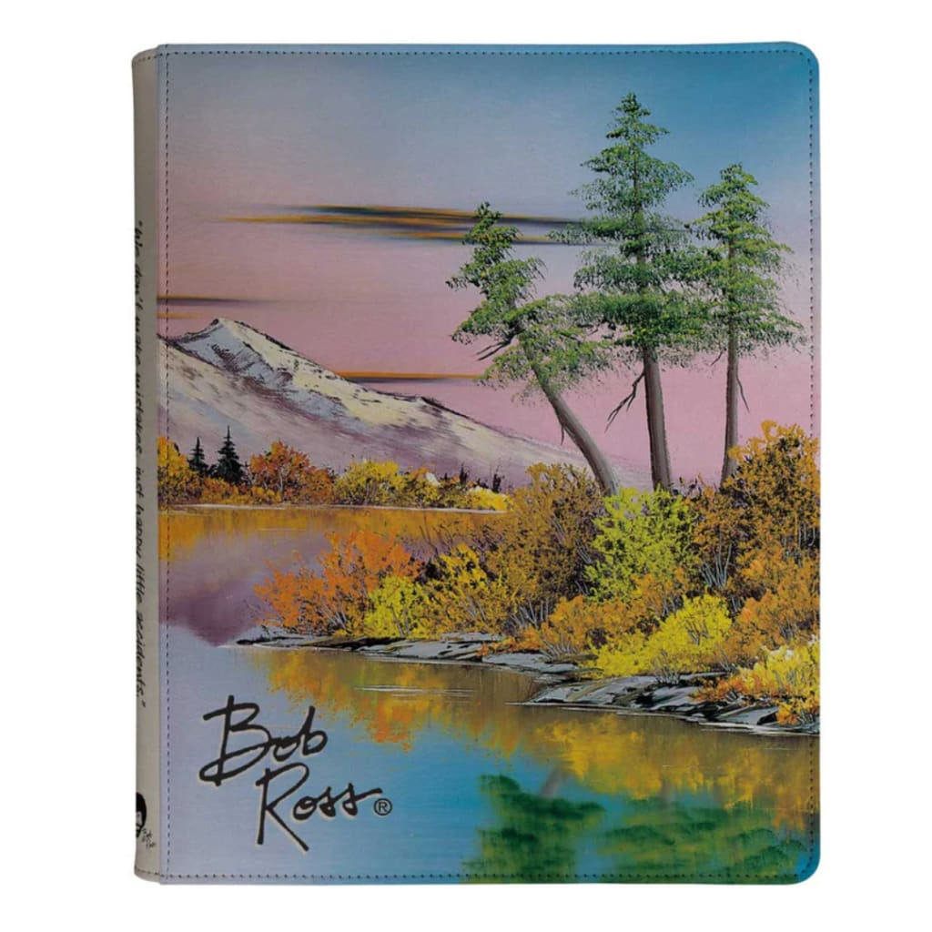 Ultra Pro Bob Ross Mighty Mountain Lake 9-Pocket Zippered PRO-Binder