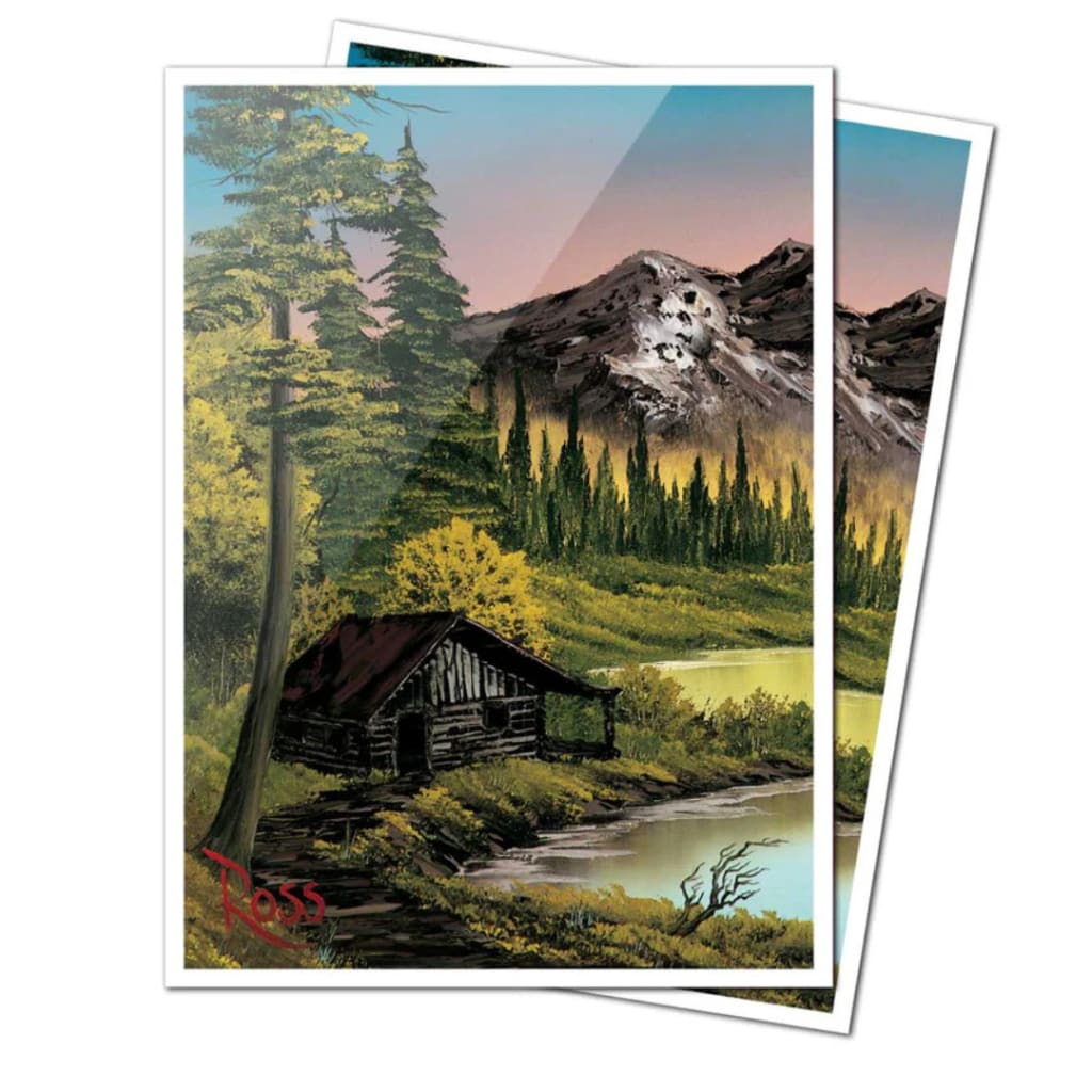 Ultra Pro Bob Ross Mountain Retreat 105ct APEX Deck Protector Sleeves