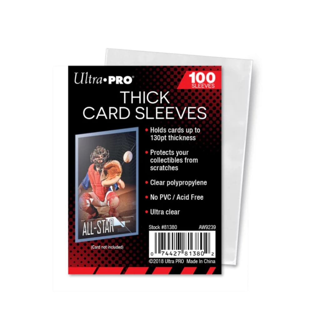Ultra Pro - Card Sleeves - Thick 130pt Sleeves - 100 Count