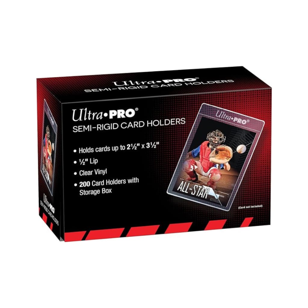 Ultra Pro Semi-Rigid 1/2" Lip Sleeves 200ct