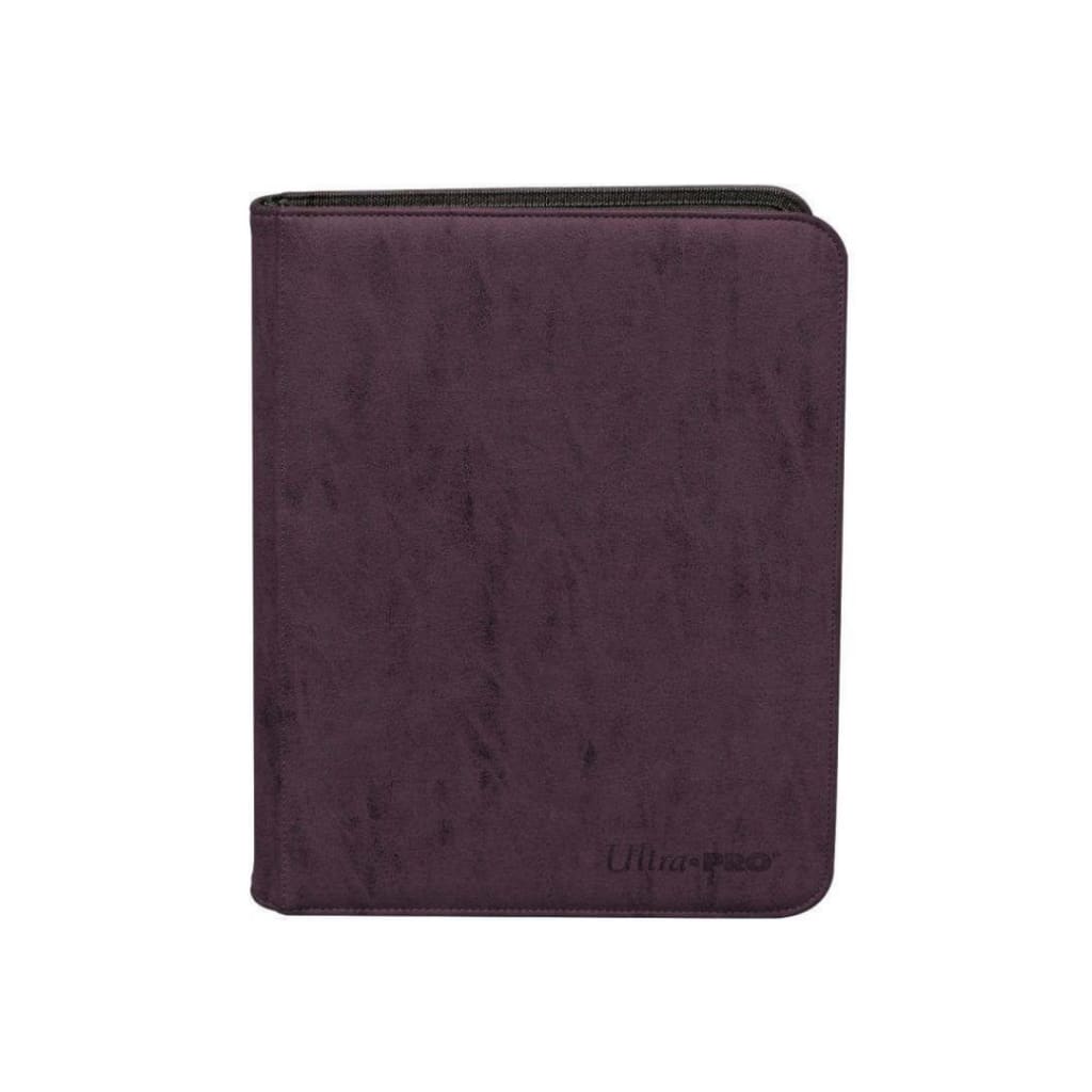 Ultra Pro: Suede Collection Zippered 9-Pocket Premium PRO-Binder- Amethyst