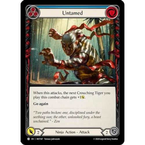 Untamed (Blue) (MST187) - Part the Mistveil Rainbow Foil