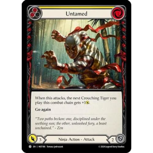 Untamed (Yellow) (MST186) - Part the Mistveil Rainbow Foil