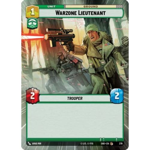 Warzone Lieutenant (Hyperspace) (379)  Foil